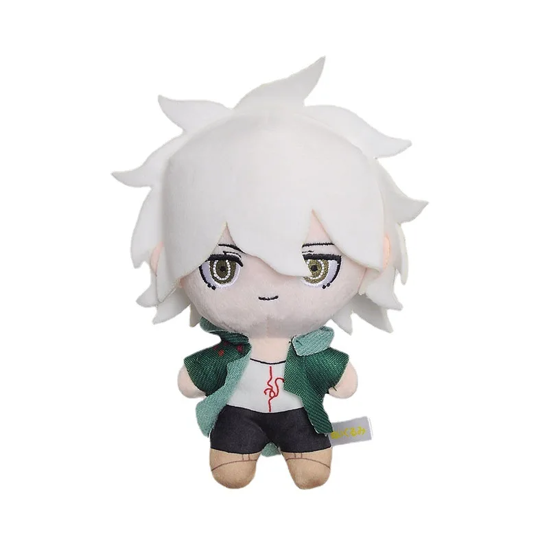 15cm Anime Danganronpa Nagito Komaeda Plush Dolls Keychain Cartoon Figure Bag Pendant Stuffed Toys Children Christmas Gifts - купить по