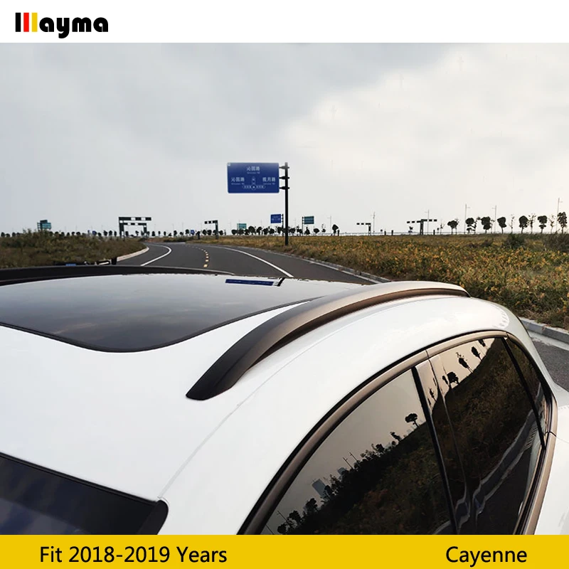 Рейки для багажника на крышу Porsche Cayenne 9Y0 9YA 2018 2019 рейки из алюминиевого сплава