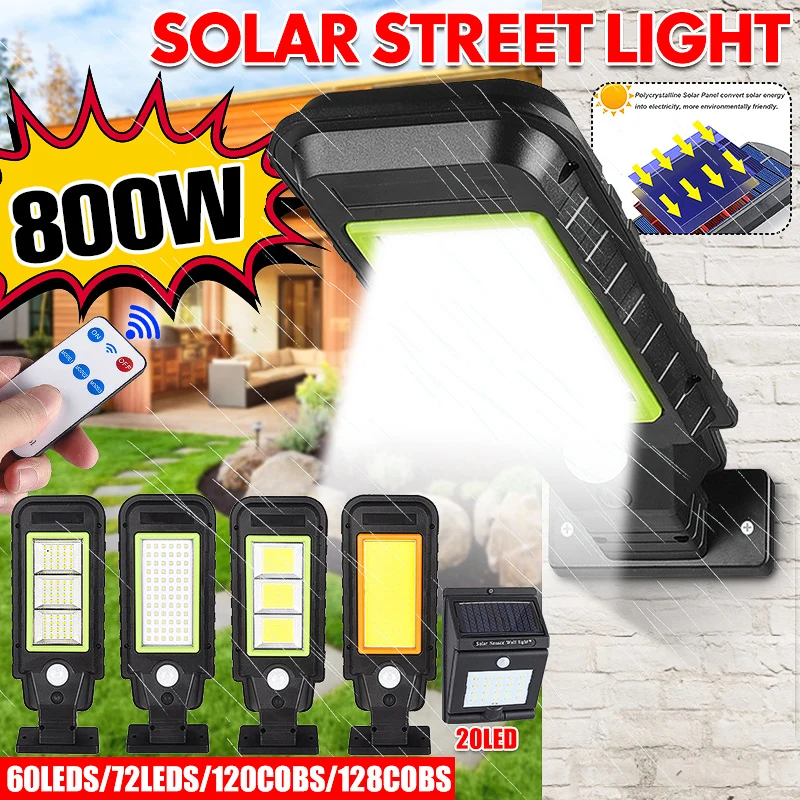 Светодиодный уличный светильник на солнечной батарее Универсальный