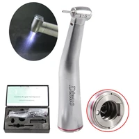 dental handpiece dental 15 increasing red ring contra angle low speed four water spray push button handpiece with optic fiber