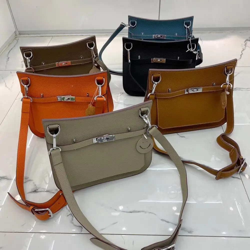 

free shipping 2020 the new stylr fashion and elegant genuine cow leather women one shoulder bag crossbody bag 6 color 28cm