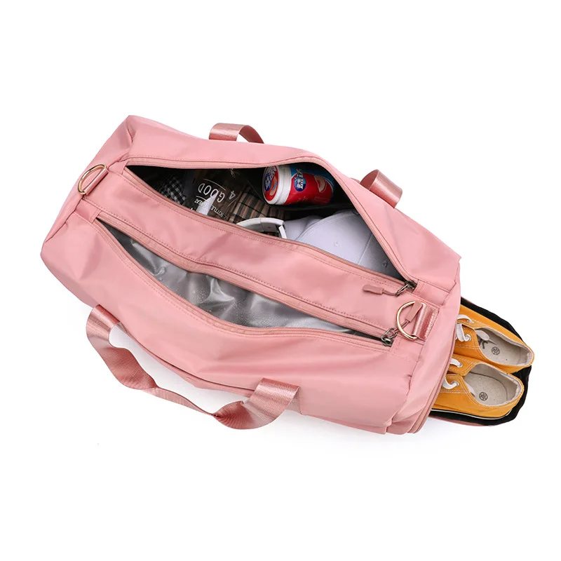 Large Capacity Waterproof Oxford Travel Bag Unisex Zipper Fitness Gym Storage Handbag Shoulder Messenger Bag Duffle Luggage