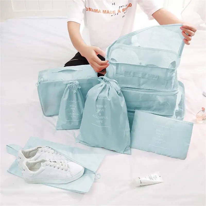 

8 Pcs Home Storage Storage Bag Clothing Blanket Wardrobe Sweater Bag Travel Storage Bag Wardrobe Organizer Luggage Storage Bag