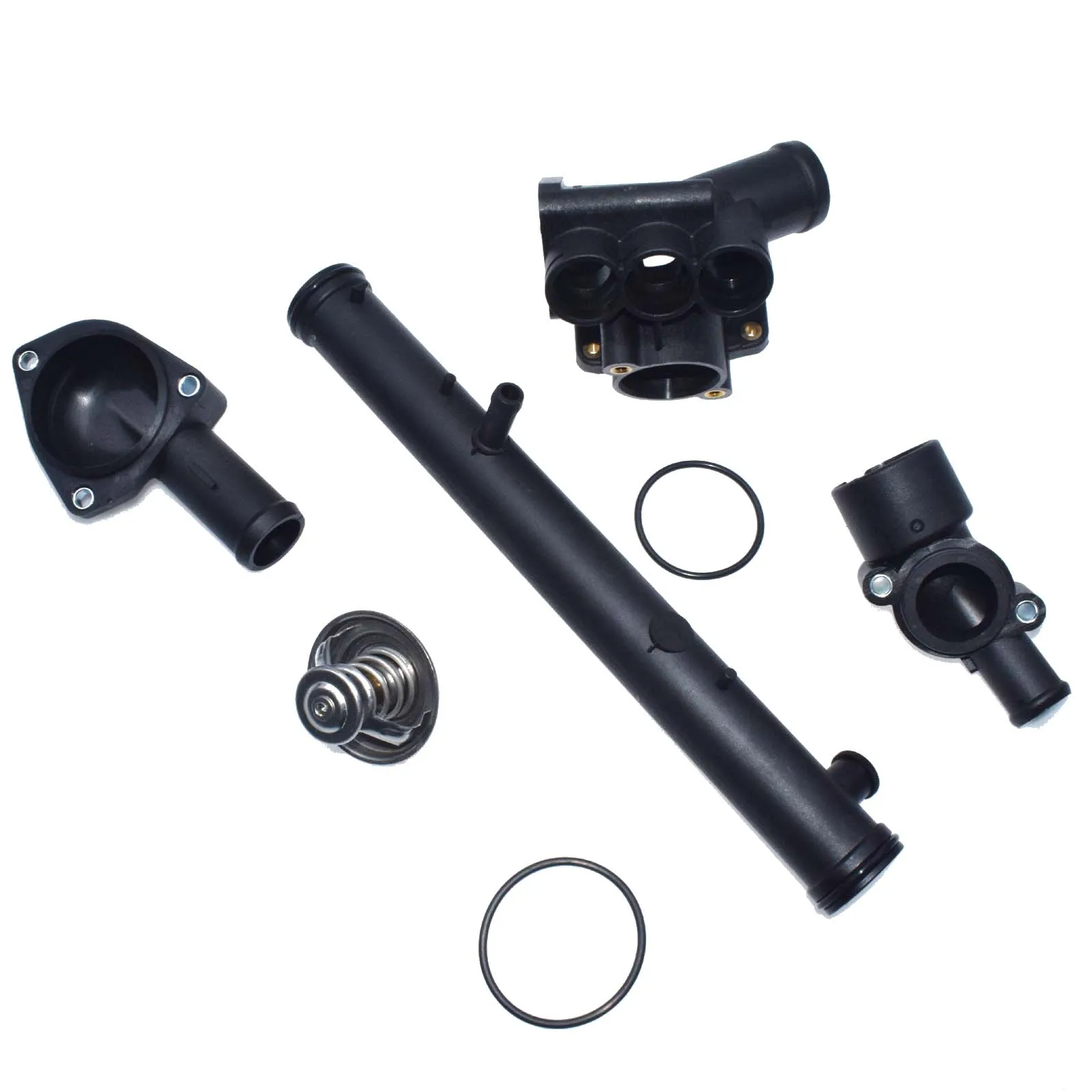 WOLFIGO корпус термостата охлаждающей жидкости для VW Golf Jetta Passat Corrado Eurvan 2.8L VR6 021121133D 021121121A 021121050C 021121117A