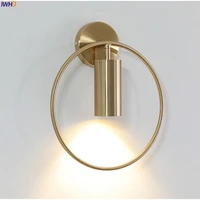 modern led wall lamp simple ring wall light mirror light creative indoor lighting bedroom bathroom light for aisle corridor