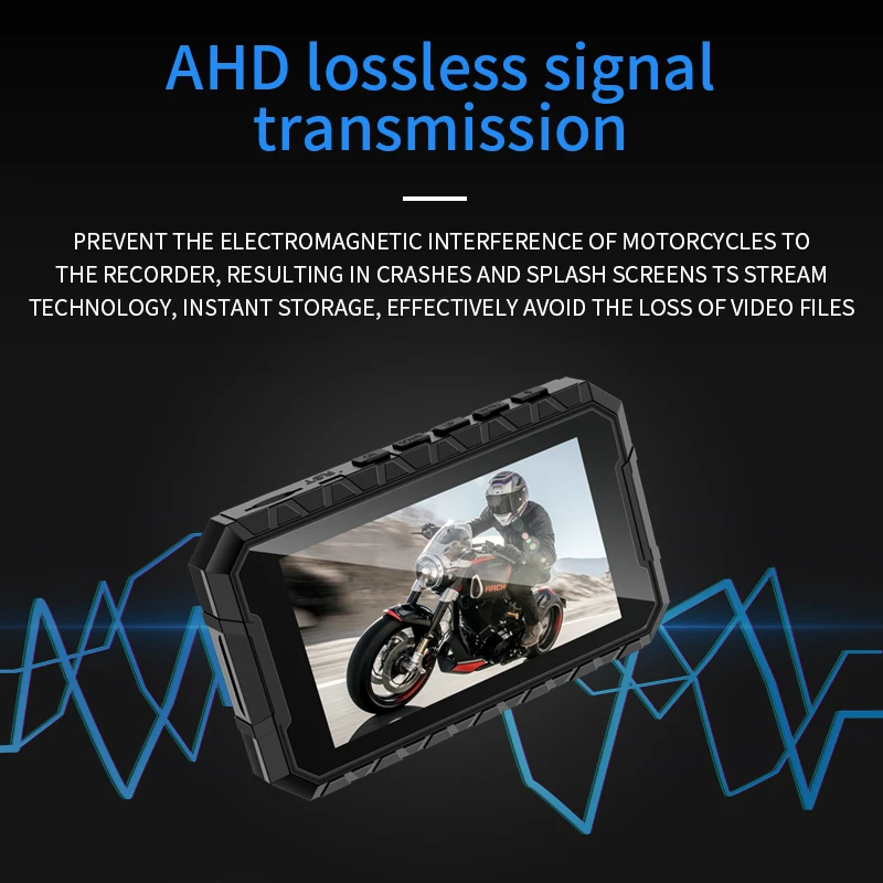 128G Hand Control Photo FHD 1080 30f 300W Camera USB Motorcycle DVR Front Rear Dual Driving Video Recorder Dash Cam Moto Bike HD |