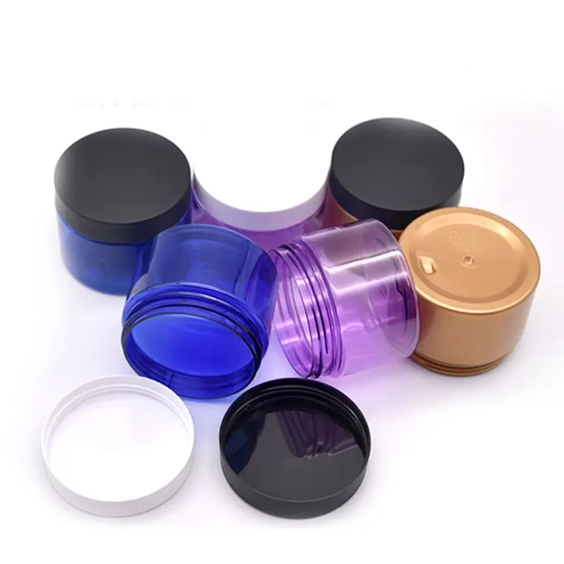 

1 шт. пустая Косметическая банка 150 г, пластиковые косметические многоразовые бутылки, емкость для теней для макияжа, крема для лица, контейн...