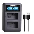 Двойное зарядное устройство USB со светодиодной подсветкой для Sony NP FW50, Alpha a6500 a6300 a6000 a5000 a3000