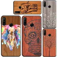 natural bamboo wood pattern print case for oppo realme gt neo 2 8 pro 8i a15 a52 a72 a5 a9 a31 a53 oneplus 10 pro 9 9r nord2