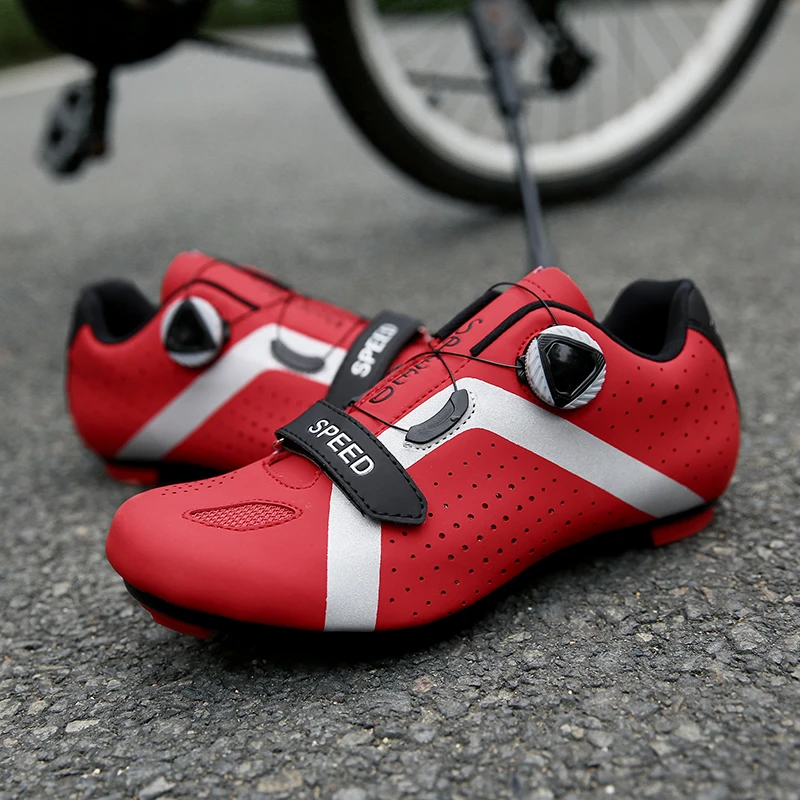 

MTB Cycling Shoes Sneakers Men Professional Mountain Bike Shoes Breathable Black Bicycle Racing Women Self-Locking Mtb Sneakers