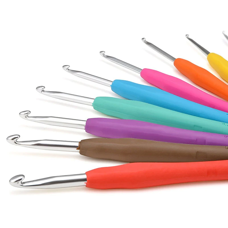 Multicolor Knitting Needles Crochet Hooks Weave Aluminium Craft Yarn | Дом и сад