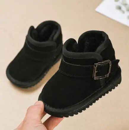 Теплая детская обувь для малышей зимние ботинки мужчин и женщин с мягкой
