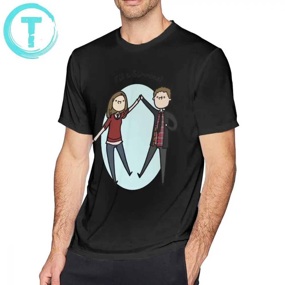 Футболка агенты щита футболка FitzSimmons 100 хлопок свободная забавная Повседневная