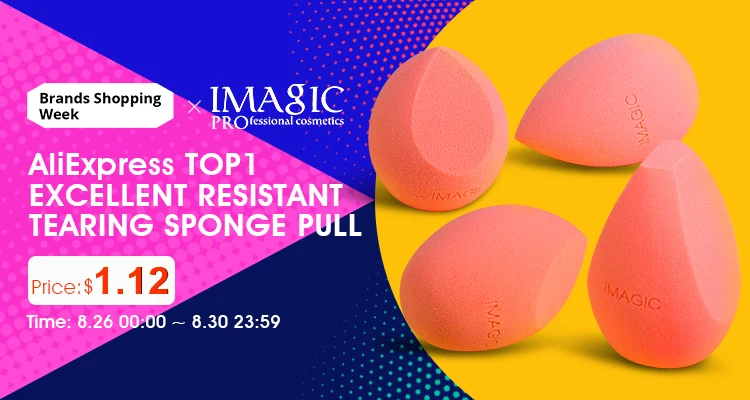 IMAGIC макияж 2 шт. профессиональный косметический спонж пуховка для тонального крема консилер макияж воды губка