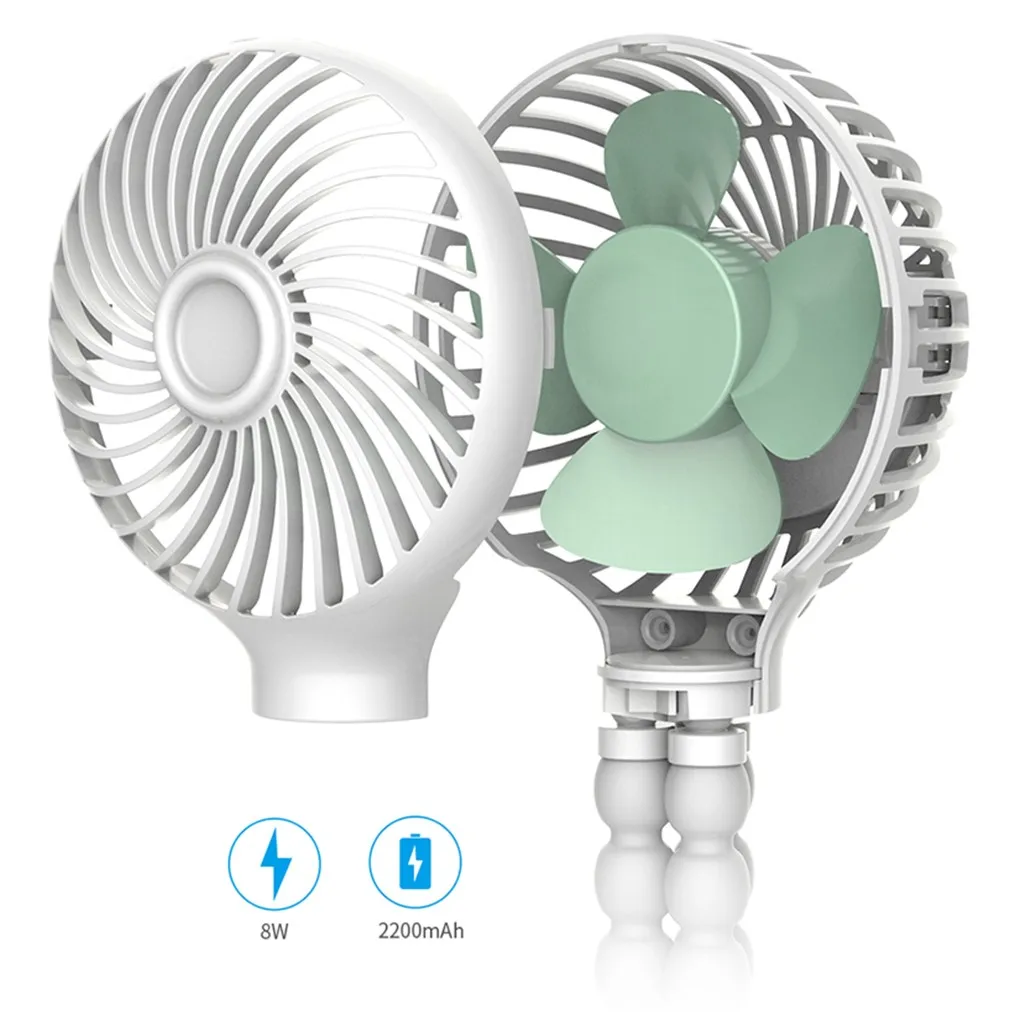 

Boqob Creative Octopus Shape 3 Modes Fashion Smart Home Office Portable Mini Fans Rechargeable 11 Hours Working Cool Fan