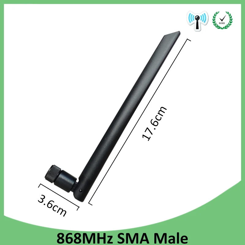 Антенна 868 МГц 915 5dbi SMA Штекерный разъем GSM антенна наружный Ретранслятор Сигнала