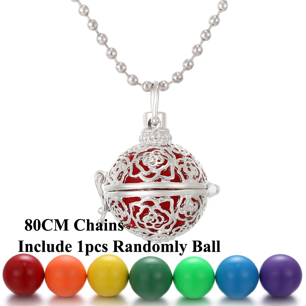 Винтажное ожерелье с медальоном для беременных мексиканский Chime Music Angel Ball |