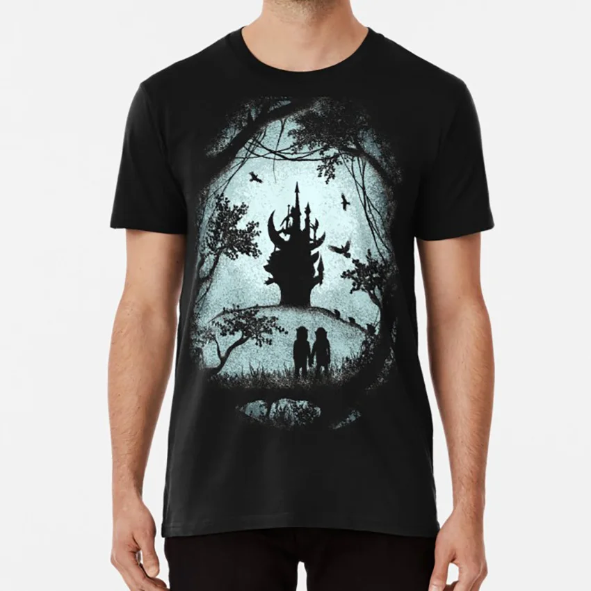 Футболка с изображением темных кристальных снов|Мужские футболки| |
