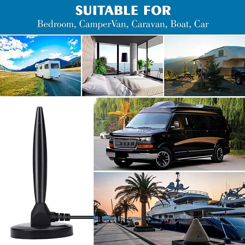 

Hot TV Antenna Indoor, HDTV Digital TV Antenna with Amplifier Signal Booster 120 Miles Range Support Televisions 4K 1080P