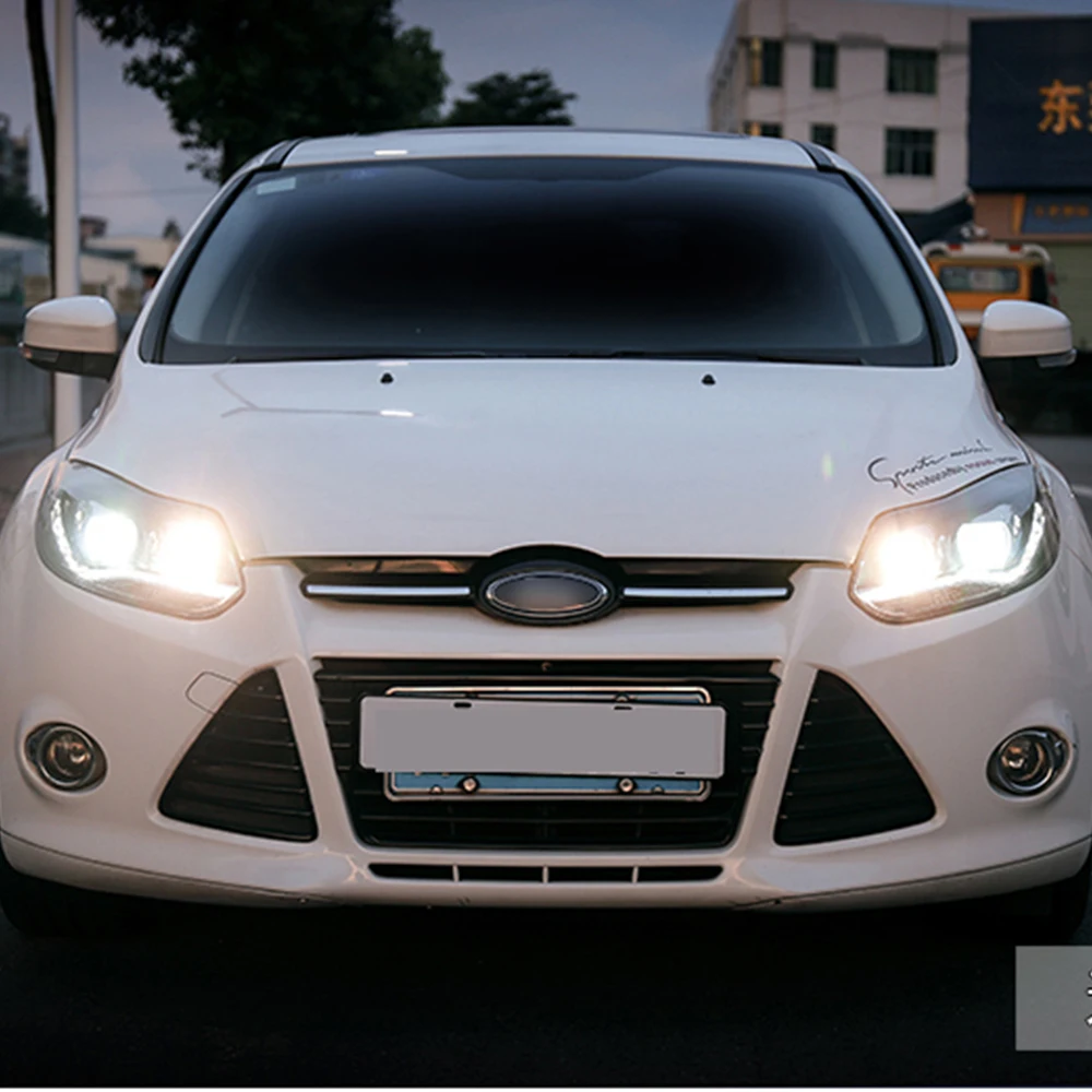 2 шт. светодиодный налобный фонарь для Ford Focus 3 головной светильник s 2012 2013 2014