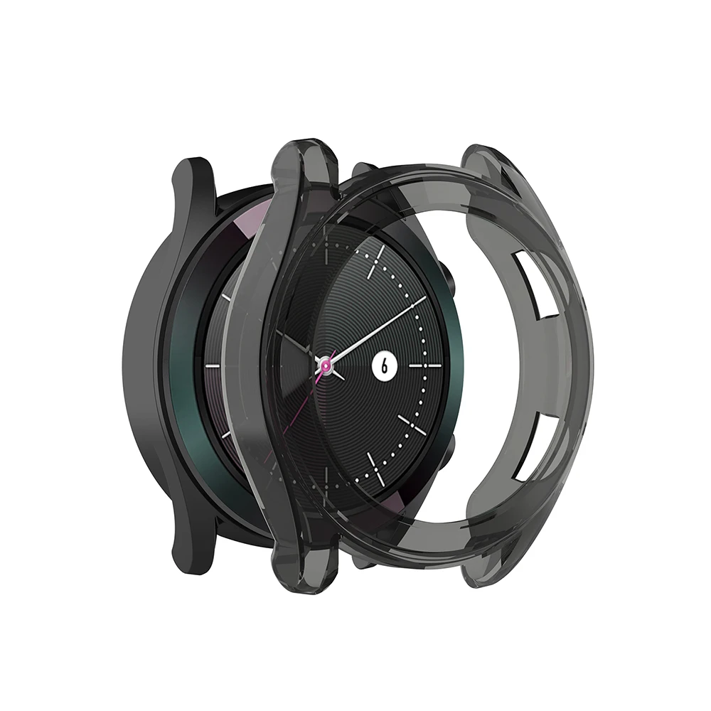 Силиконовый сменный ремешок для huawei watch GT GT2 42 мм браслет часов с ТПУ ударопрочный