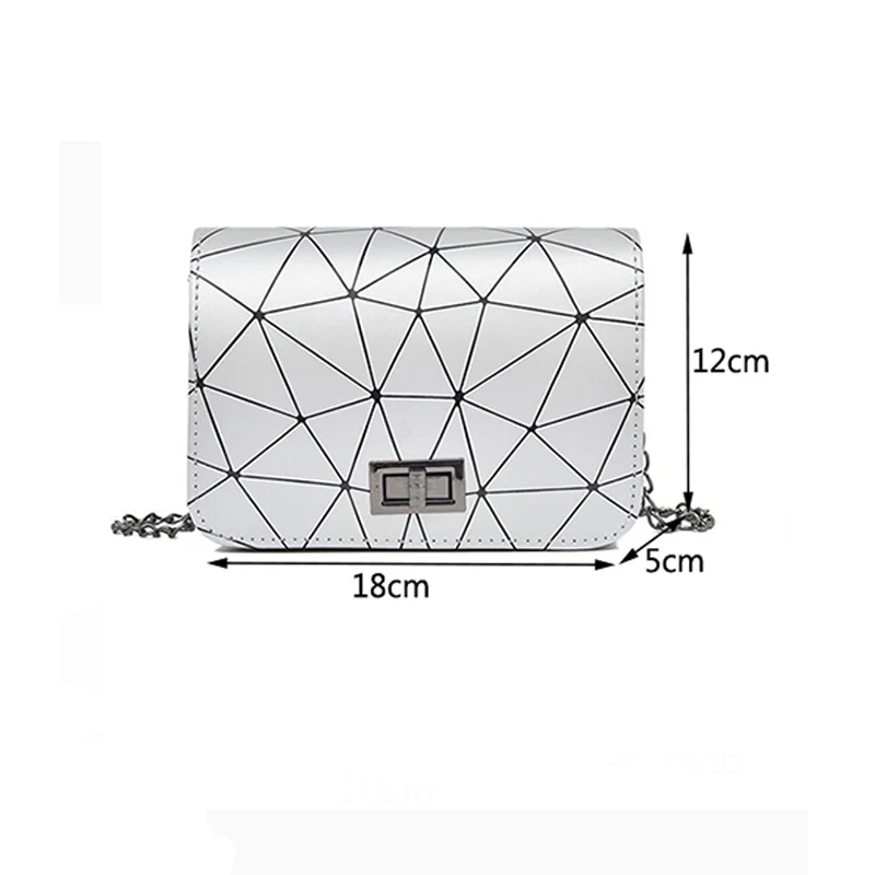 Новинка 2020 модный черный кошелек с цепочкой женская сумка через плечо клетчатая