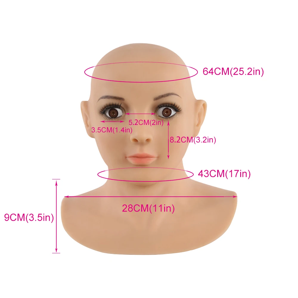 Косплей-Трансвестит KnowU силиконовый маскарадный трансвестер Хэллоуин