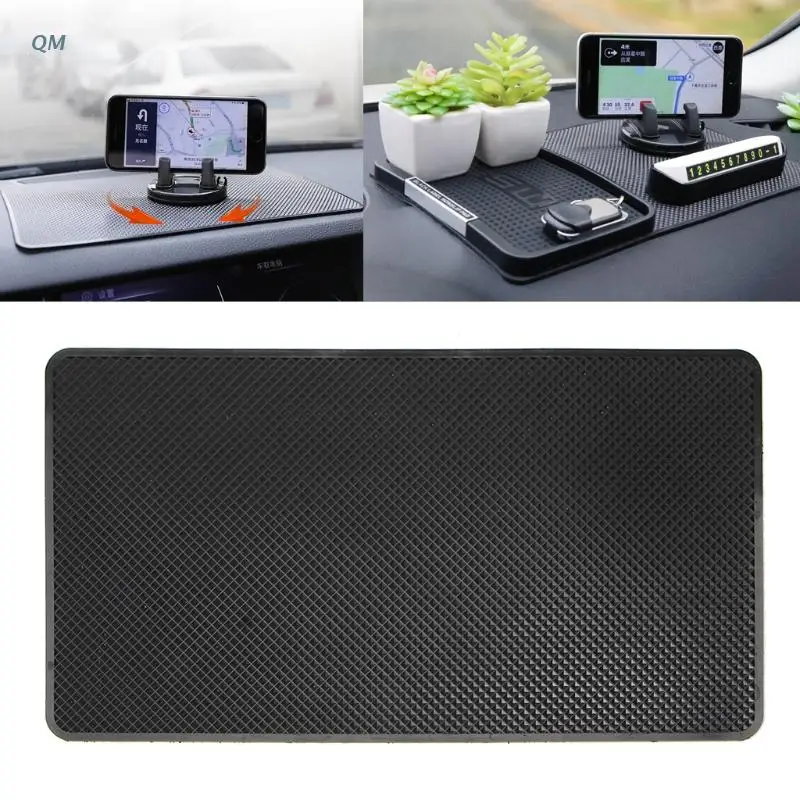 

13MF Automobiles Dashboard Anti Slip Mat Double-sided Non-Slip Sticky Pad For Phone
