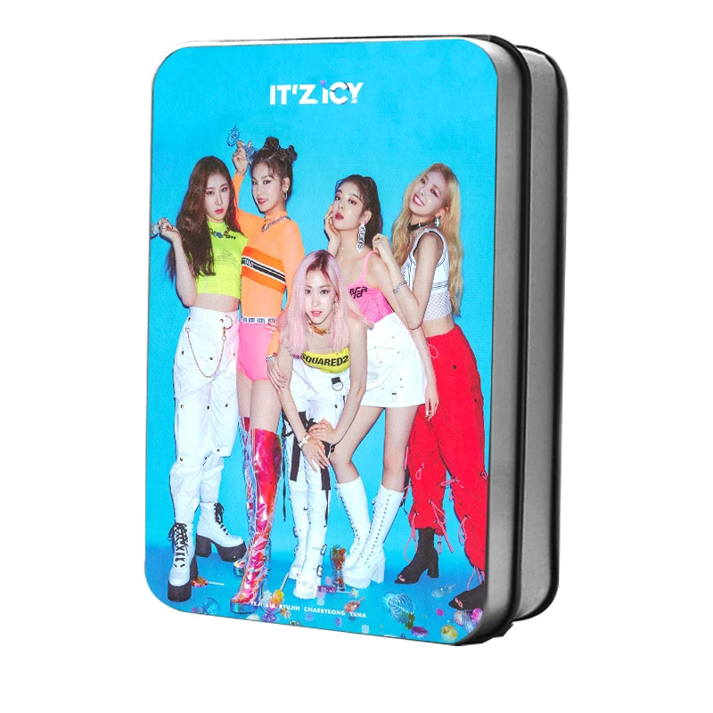 2019 Новинка 40 шт./компл. JYP Новая Женская Группа ITZY Мини альбом IT'z ICY вокруг Lomo