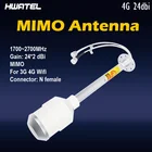 Уличная внешняя антенна, сигнал на большие расстояния, 3G, 4G, LTE, звуковой сигнал 1700, 2700 МГц, звуковой сигнал 24 дБи, для маршрутизатора HUAWEI Vodafone