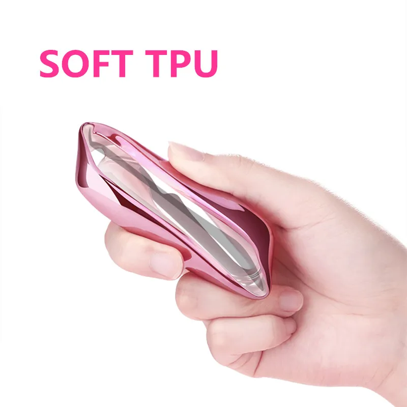 

Full-Protective TPU Soft Folding Key Case Shell Key Holder Key Covers for Vw Jetta 2 / 3 button key Artificial Crystal Pendant