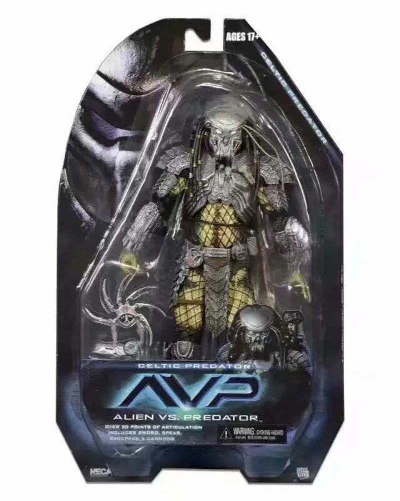 Экшн фигура AVP в виде шрама маске хищника кельтский измельчитель NECA ПВХ фигурки