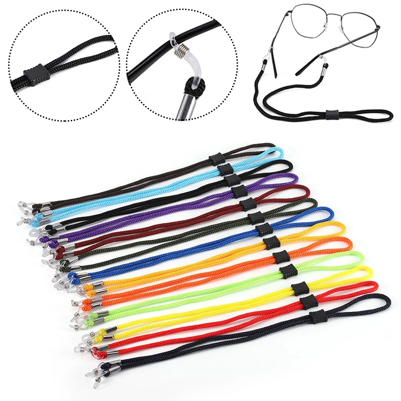 

Simple Non-slip Sports Glasses Rope Chain Glasses Accessories Adjustable Sports Anti-Slip String Glasses Ropes Band Cord Holder