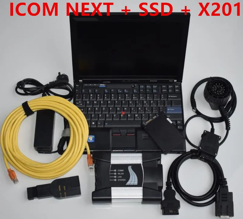 2021 06 в win10 ssd программное обеспечение istad istap для bmw icom next с ноутбуком x201 i7 8 ГБ Полный