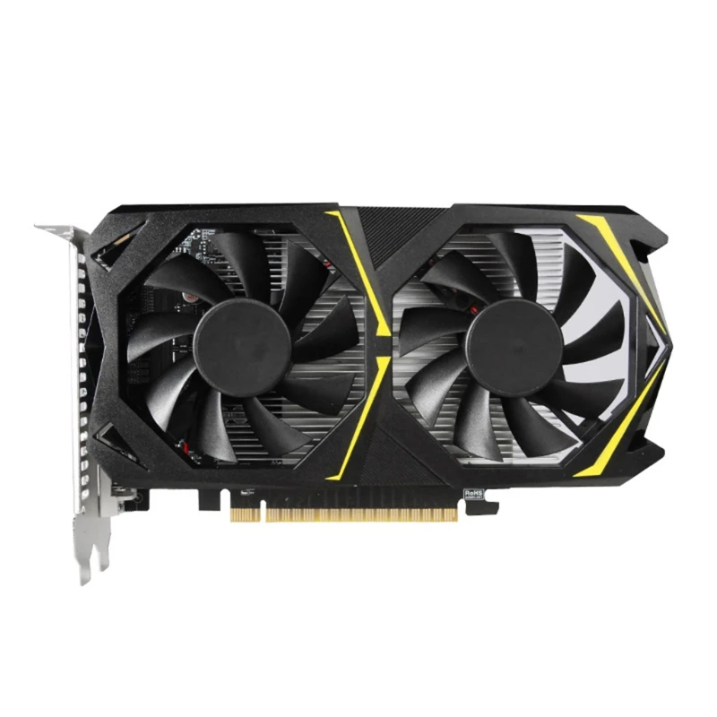 

New Computer graphics card gtx750ti 4GB gddr5 128 bit PCI 3.0 HDMI compatible + VGA + DVI interface, with dual cooling fans,