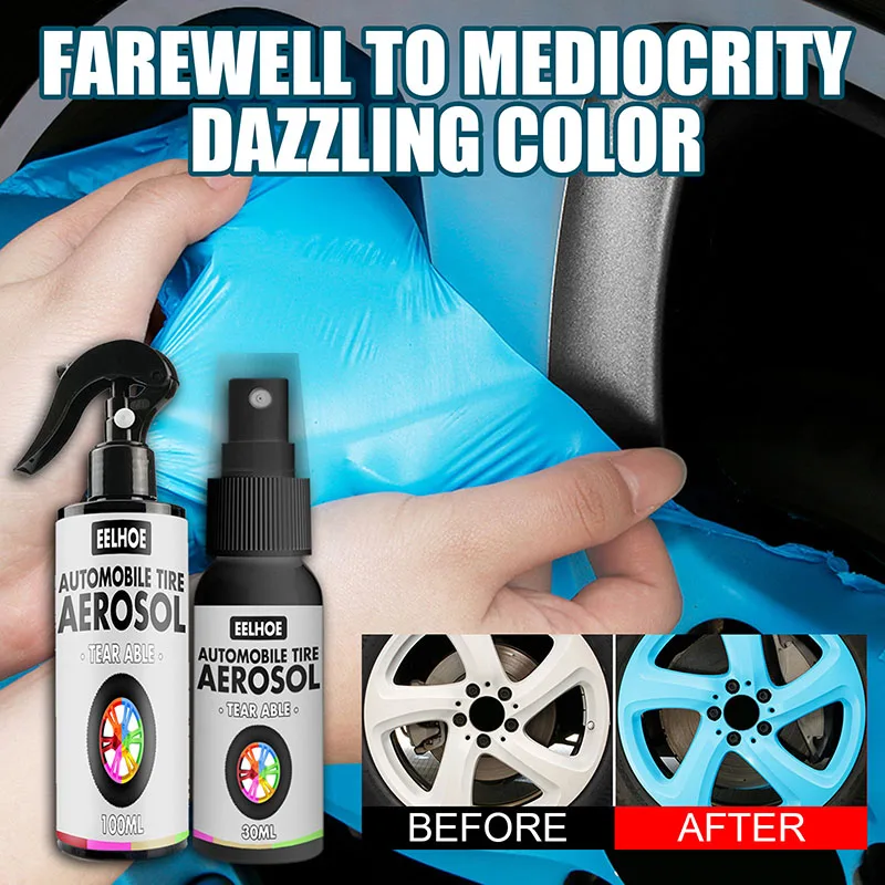 

Car Tire Color Change Wheel Hub Paint Auto Wheel Spraying Film Car Tire Body Self-painting Hand-tearable Paint Spraying Film