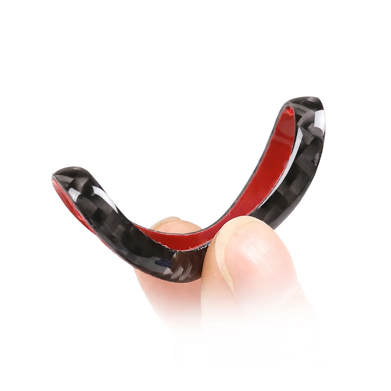 4 шт./6 шт. автомобильный Стайлинг Настоящее углеродное волокно дверь аудио