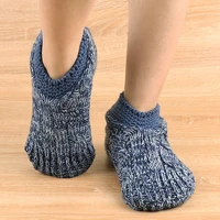 winter women home socks slippers non slip soft warm house slippers indoor crochet slippers couples soft sole floor slippers