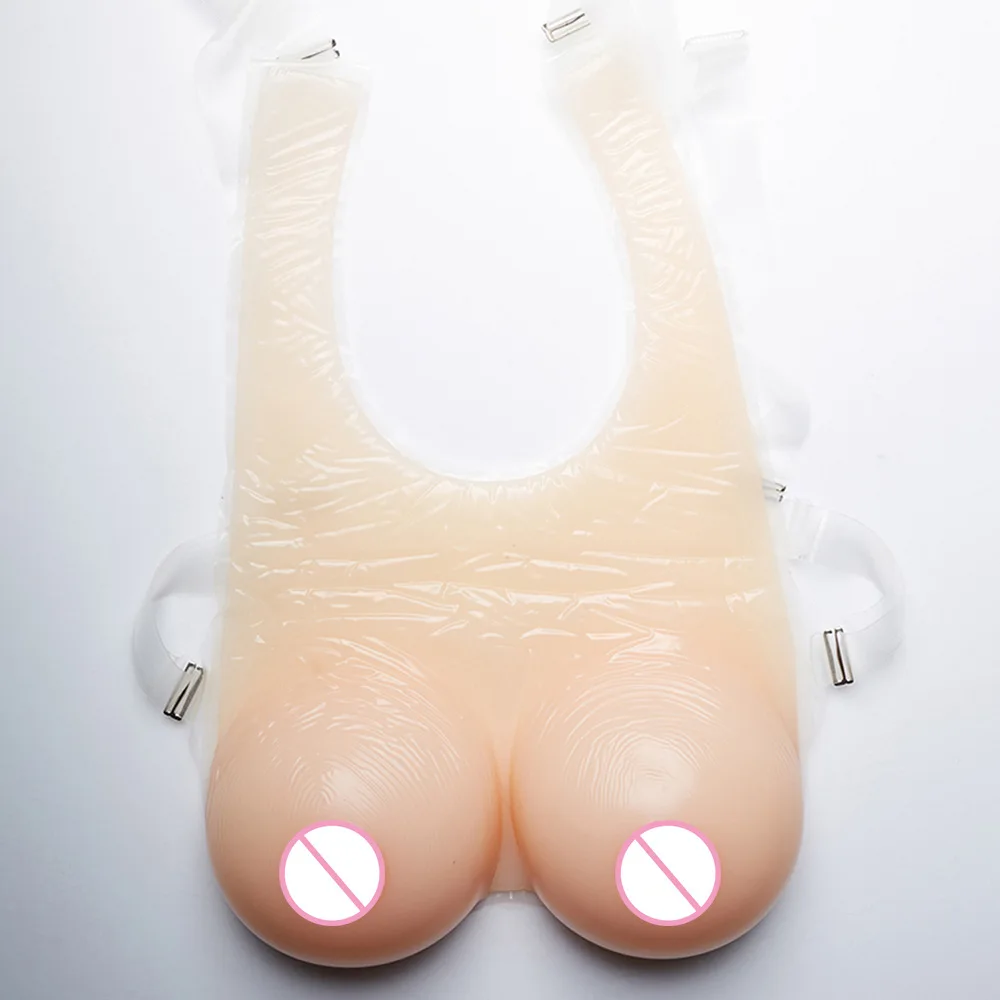 Реалистичные силиконовые накладки на грудь 1000 г D-чашка накладные груди для