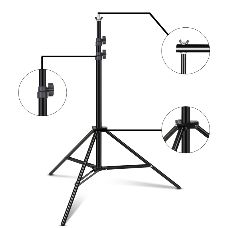 2 6*3 м/8.5фт * 9.8фт алюминиевый фон для фотосъемки с подставкой зеленый экран Фотофон