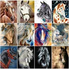 HUACAN Новое поступление Алмазная Картина лошадь 5D алмазная вышивка животное продажа мозаика украшение для дома подарок