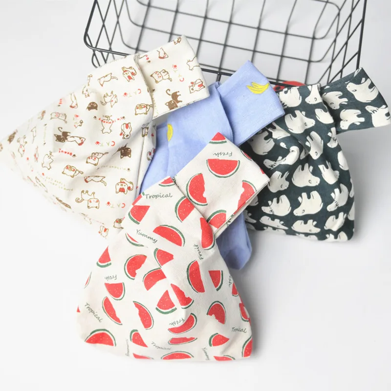 Простой цвет литературы и искусства небольшой свежий наручные Портативный узлом