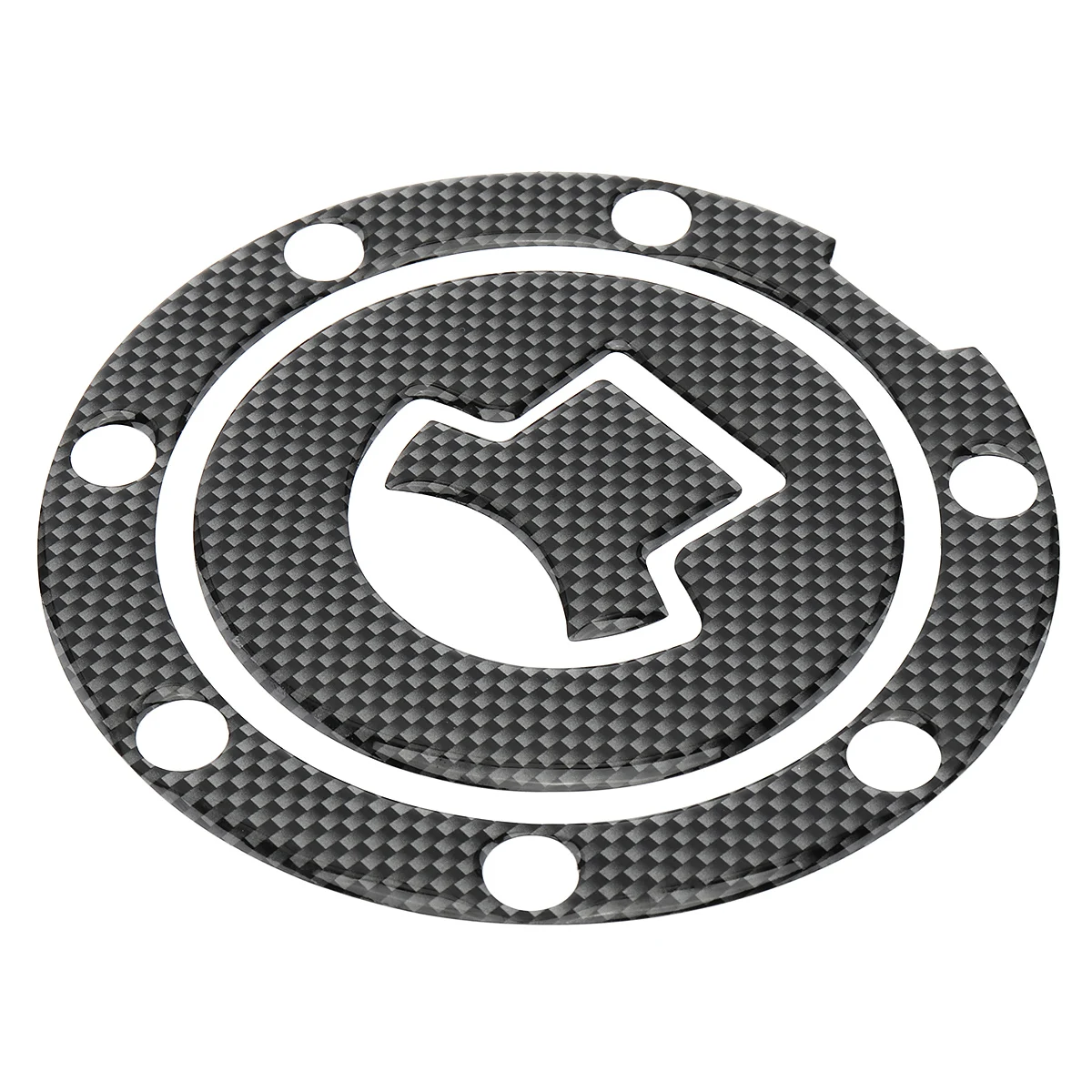 

Universal Rubber Black Circular Motorcycle Fuel Tank Protector Sticker for Honda / Suzuki Motorcycle fuel tank sticker