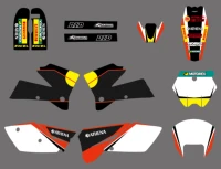 0299 new team graphics background full decal sticker for ktm sx 125 250 300 400 450 500 525 540 2005 2006 xc xcw xcf xcfw sxf