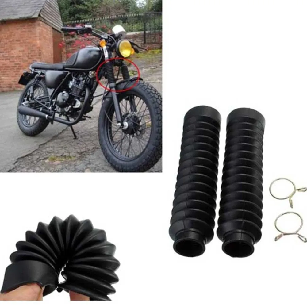 

1 Pair Motorcycle GS125 Fork Shock Absorber Dust Cover Motorbike Rubber Protector Tube Protection Accessories For Suzuki