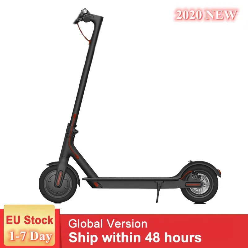 Складной двухколесный электроскутер со светодиодной подсветкой 25 км/ч 7800