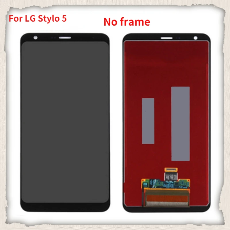 ЖК-дисплей с дигитайзером в сборе для LG Stylo 5 Q720 LMQ720MS, полная замена для LG Stylo5, ЖК-дисплей