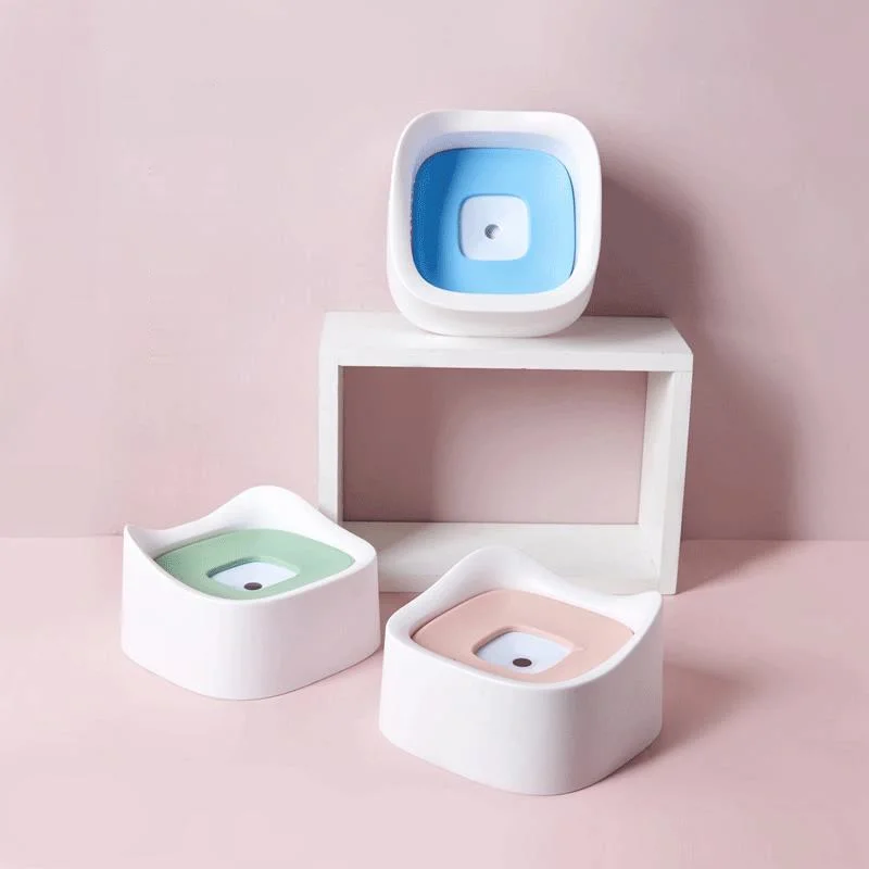 

Миска для кошек Миска Для Кормления Собаки, плавающая миска для питьевой воды, не мокрая миска для рта, брызгозащищенные товары для домашних...