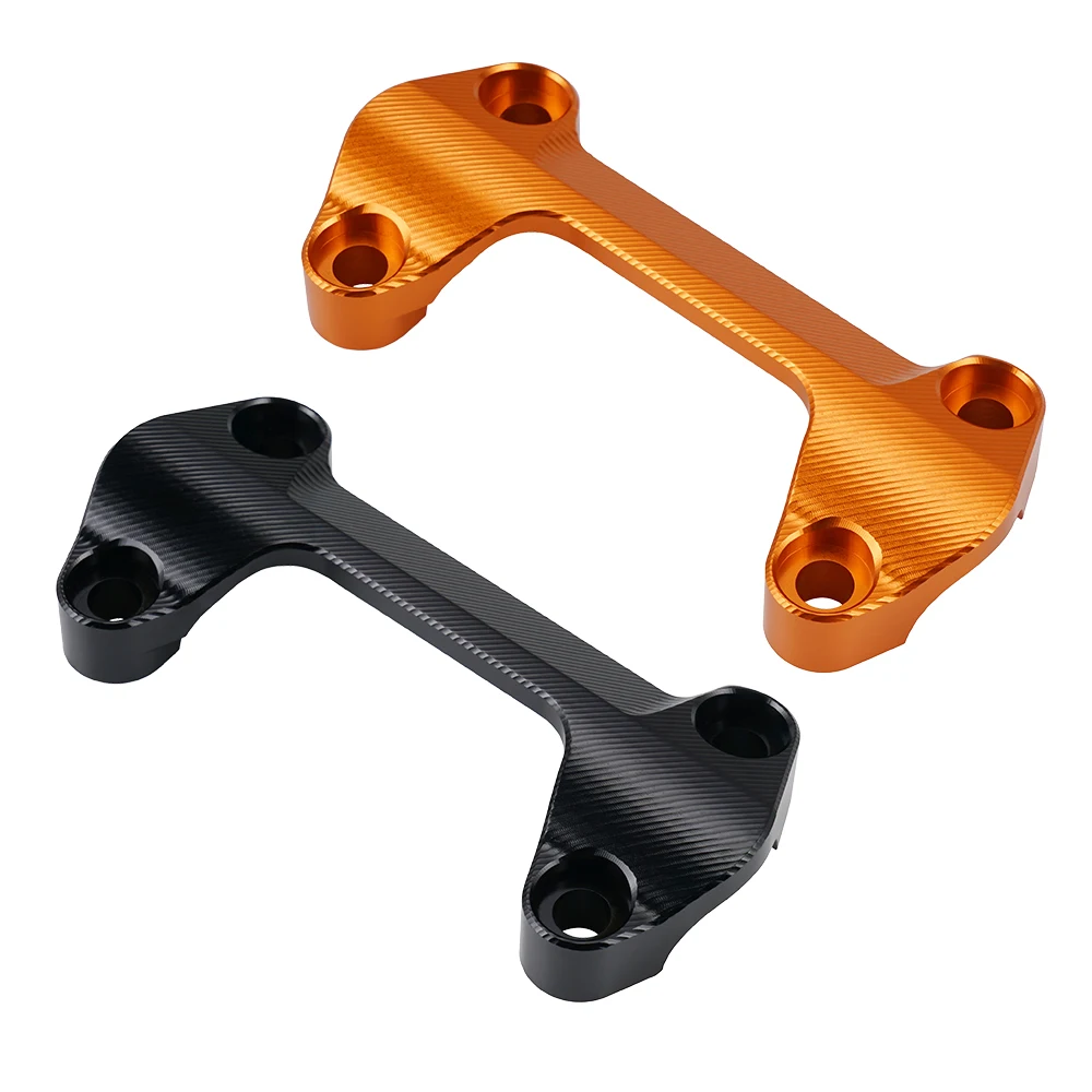 Держатель Зажима руля CNC для KTM Duke 790 2018 2019 2020 алюминий черный оранжевый аксессуары