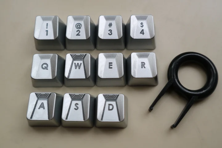 11 клавиш/упаковка дополнительных колпачков для клавиш Logitech Romer-G switch механическая